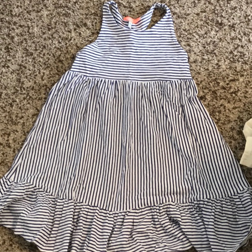 Joules blue and white maxi dress 5/6
